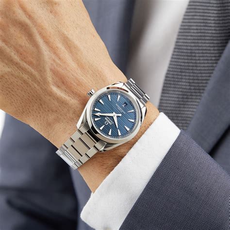 omega seamaster aqua terra summer blue|omega aqua terra 38mm price.